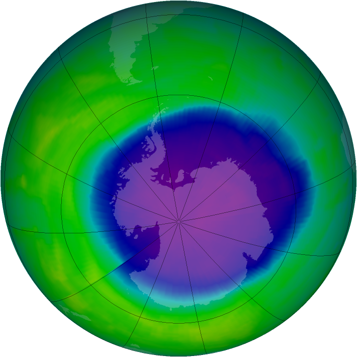 Ozone Map 1996-10-14